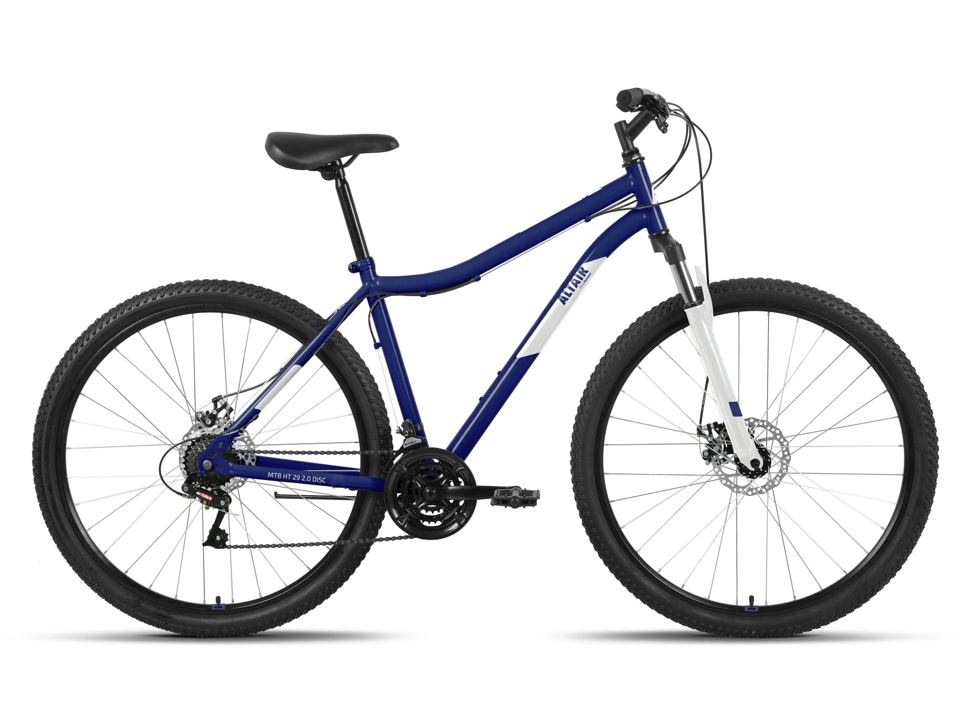 Горный велосипед Altair MTB HT 29 2.0 D, год 2022, цвет Синий-Серебристый, ростовка 21