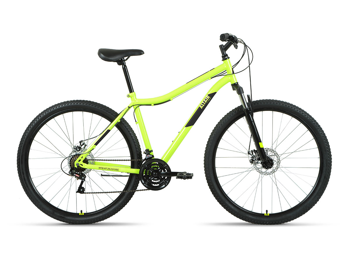 Горный велосипед Altair MTB HT 29 2.0 D, год 2022, цвет Зеленый-Черный, ростовка 21