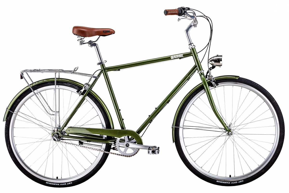 Дорожный велосипед Bear Bike London, год 2021, цвет Зеленый, ростовка 23
