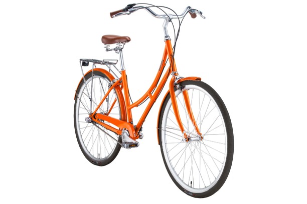 Женский велосипед Bear Bike Marrakesh, год 2021, цвет Оранжевый, ростовка 17.5