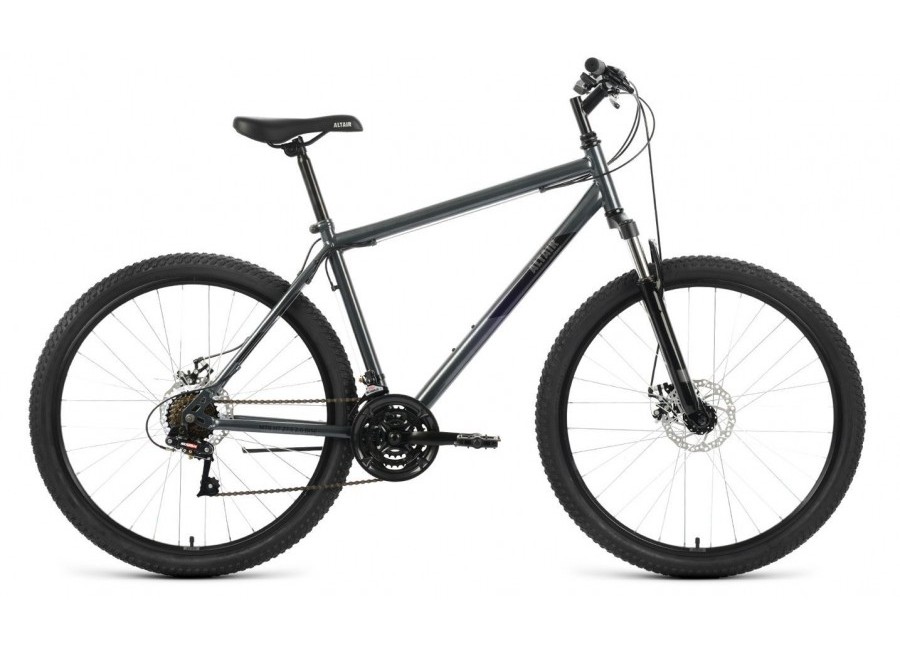 Горный велосипед Altair MTB HT 27.5 2.0 D, год 2022, цвет Серебристый-Черный, ростовка 17