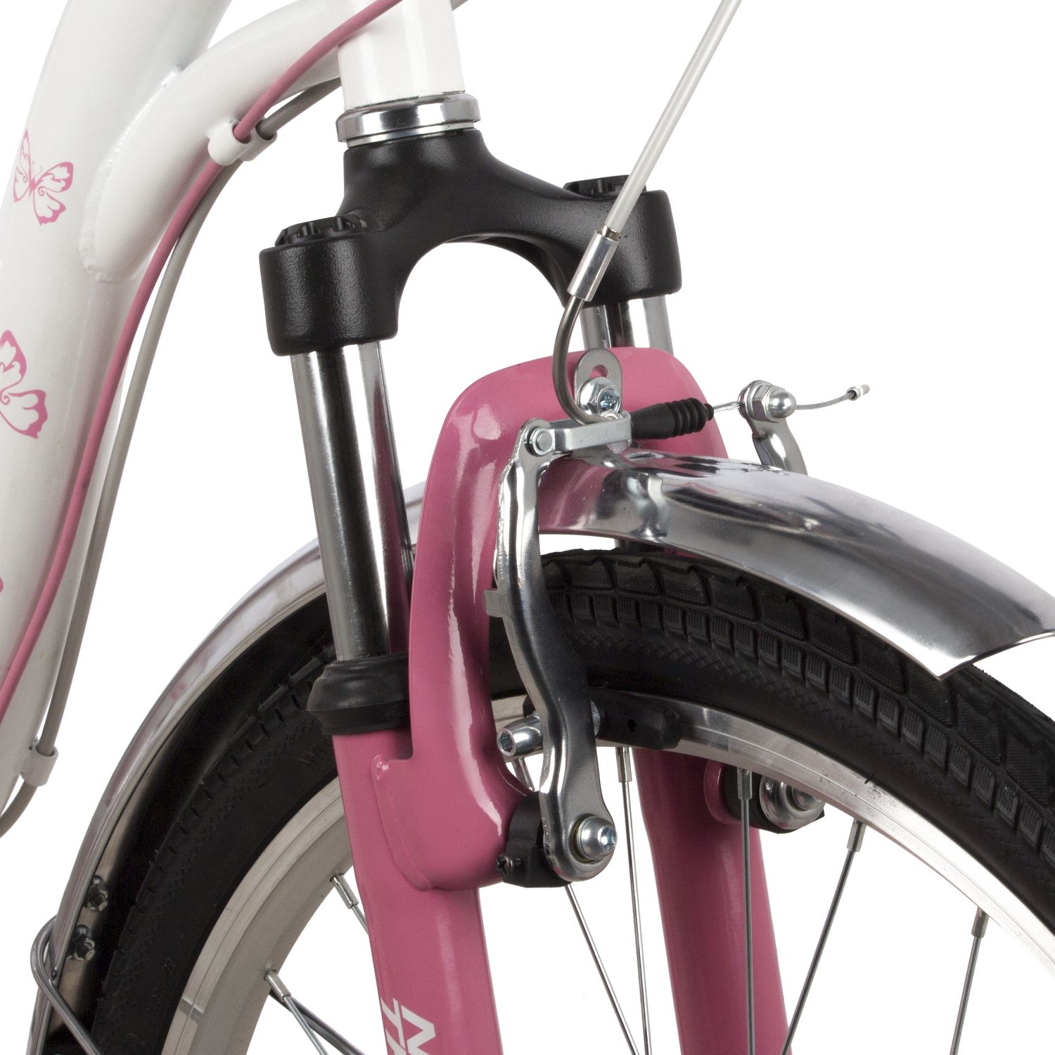Подростковый велосипед Novatrack Butterfly 24, год 2022, цвет Розовый, ростовка 11