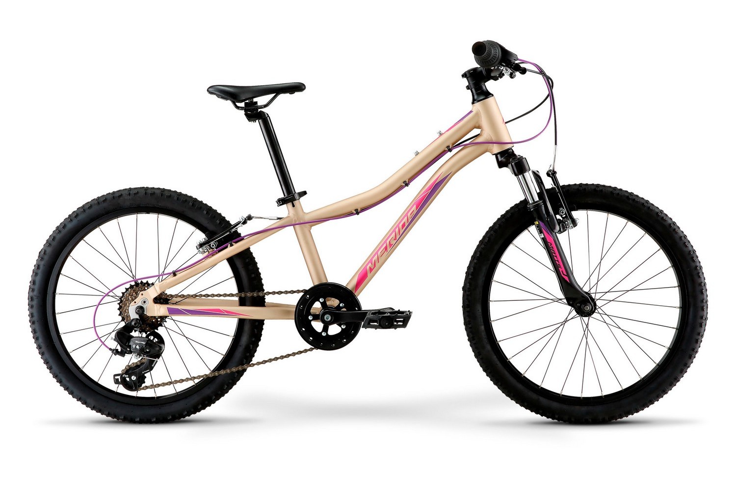 Детский велосипед Merida Matts J.20 Eco, год 2022, цвет Серебристый-Фиолетовый
