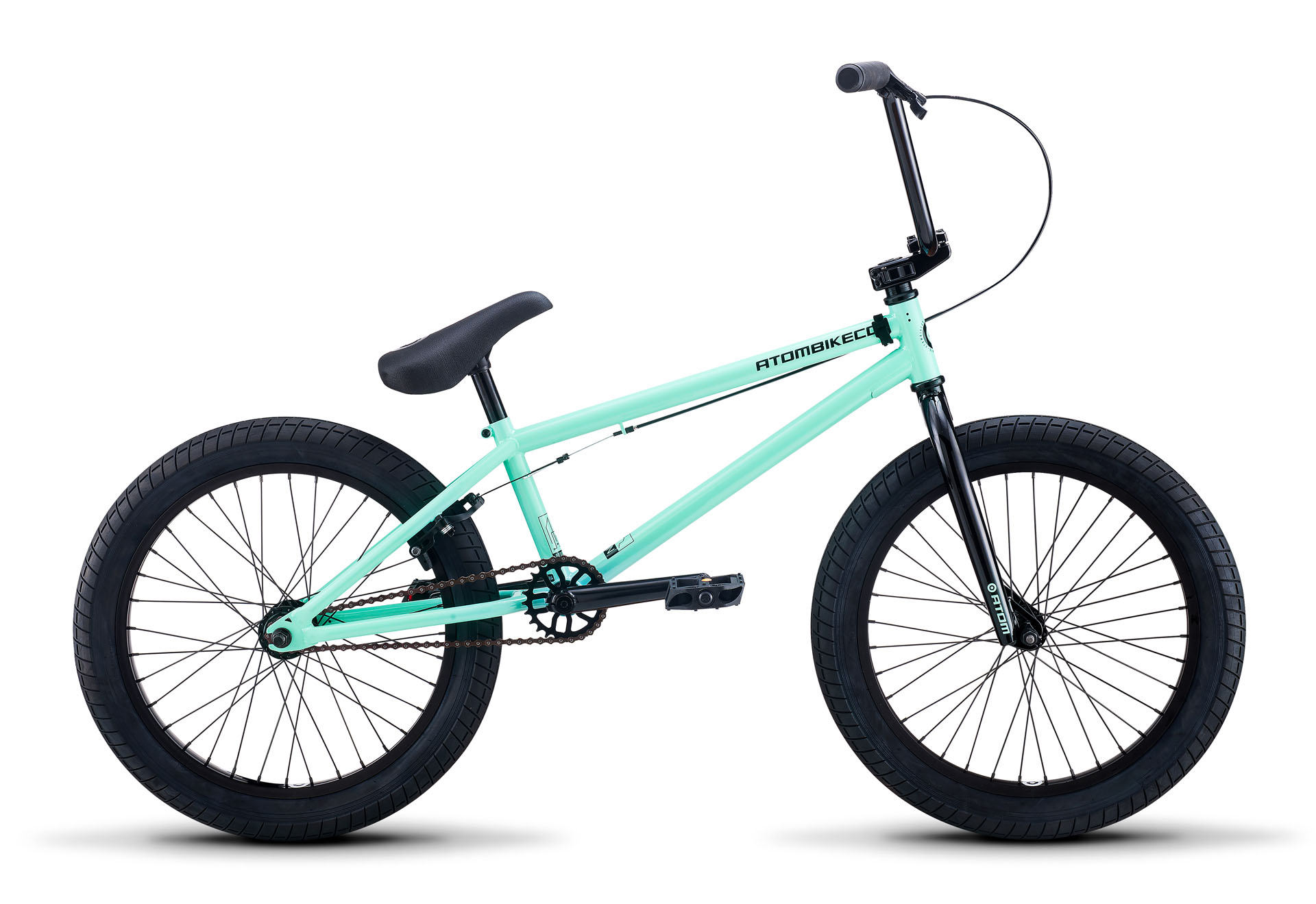 Экстремальный велосипед Atom Ion, год 2022, цвет Зеленый, ростовка 20.5