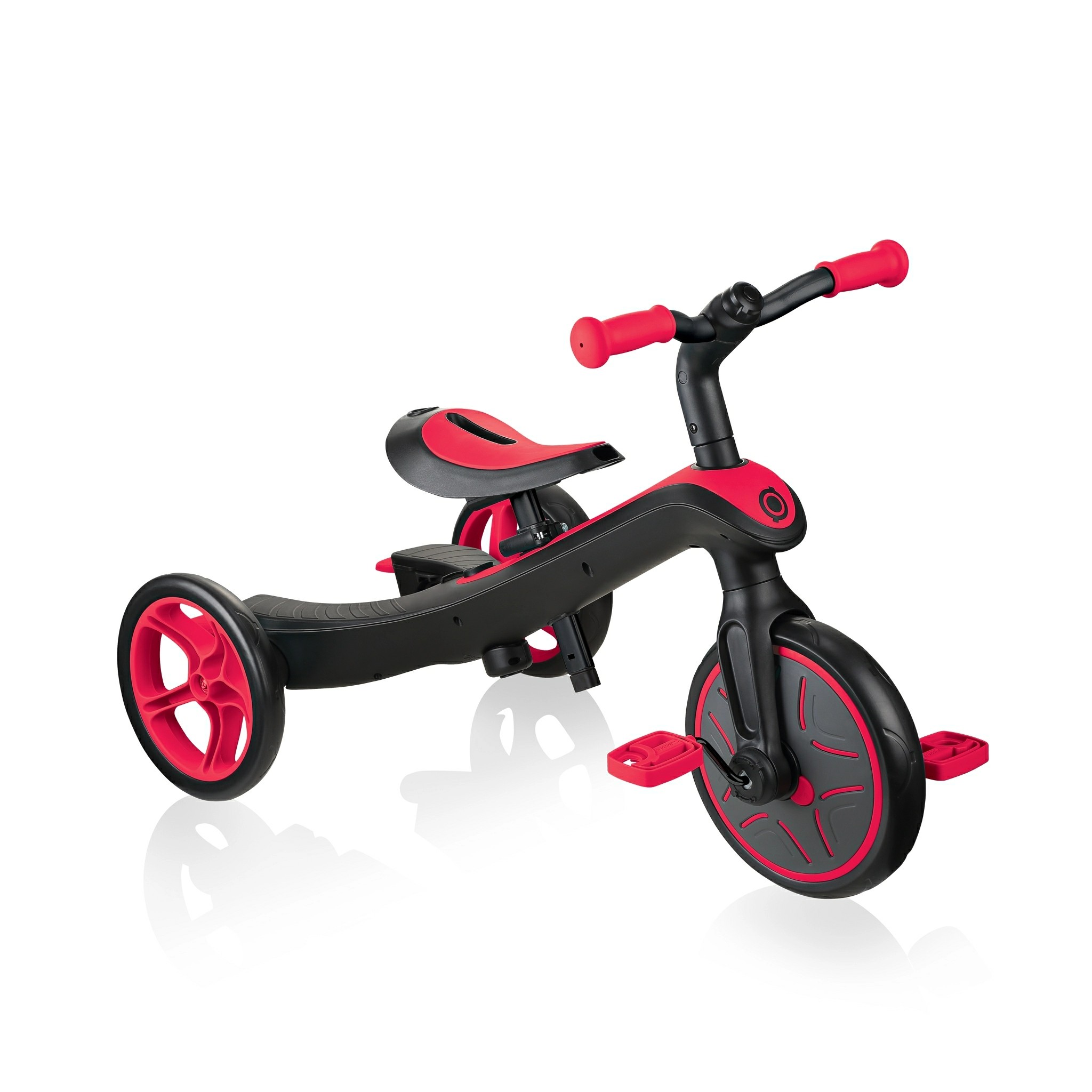 фото Детский велосипед globber trike explorer (3 in 1), год 2022, цвет красный