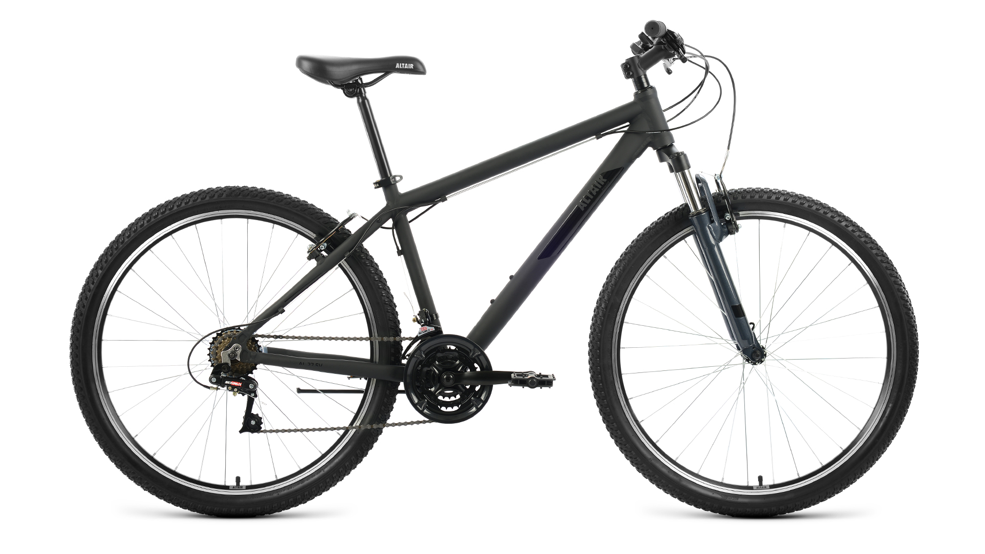 Горный велосипед Altair AL 27.5 V, год 2022, цвет Черный-Черный, ростовка 17