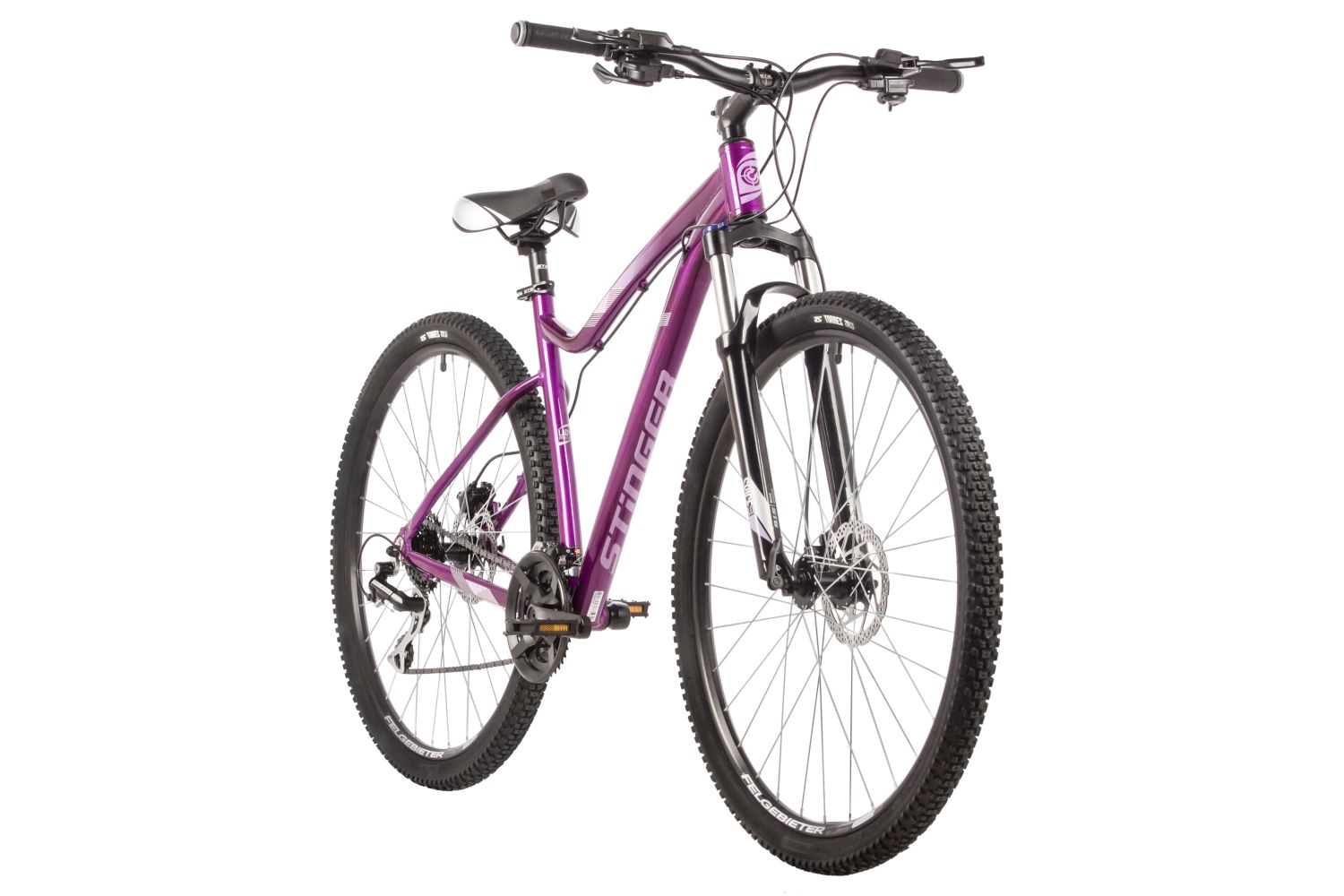Женский велосипед Stinger Vega Evo 29, год 2021, цвет Фиолетовый, ростовка 19
