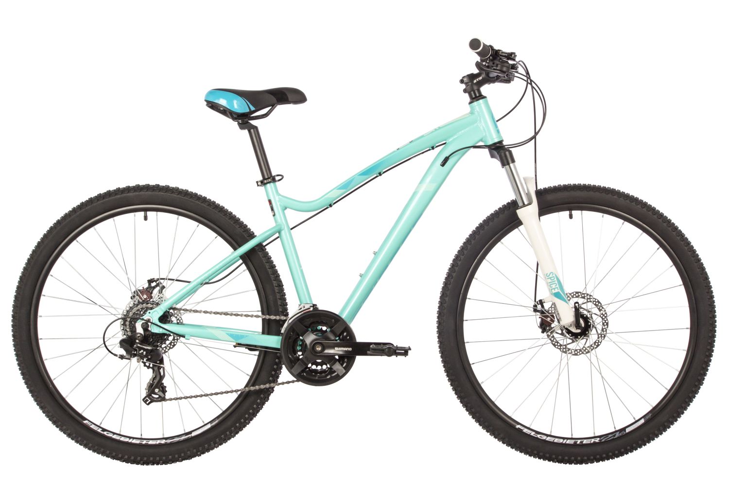 Женский велосипед Stinger Vega STD 27.5, год 2021, цвет Зеленый, ростовка 17
