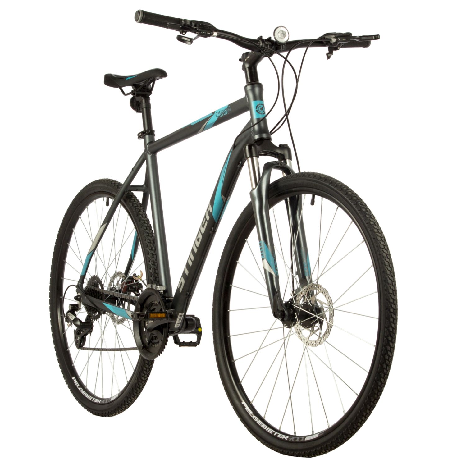 Дорожный велосипед Stinger Campus STD 28, год 2021, цвет Серебристый, ростовка 23.5