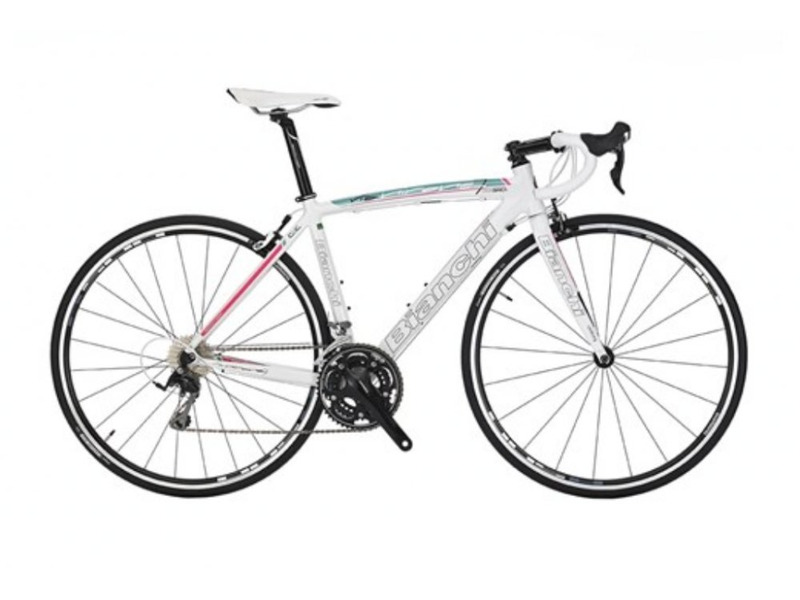 Фото Велосипед женский Bianchi Via Nirone 7 Dama Bianca 105 2014