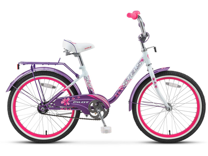Фото Велосипед детский для мальчиков и девочек от 5 до 9 лет Stels Pilot 200 Girl 20 2017