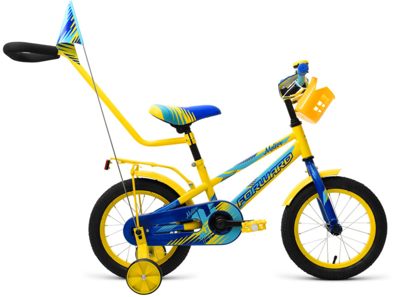 Фото Велосипед детский для мальчиков и девочек от 3 до 5 лет Forward Meteor 14 2018