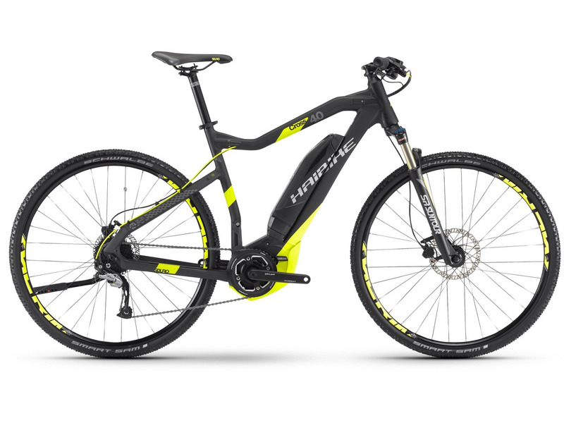 Фото Велосипед мужской, женский Haibike Sduro Cross 4.0 men 400Wh 9-Sp Acera 2017
