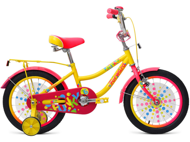 Фото Велосипед детский для мальчиков и девочек от 3 до 5 лет Forward Funky 16 2018