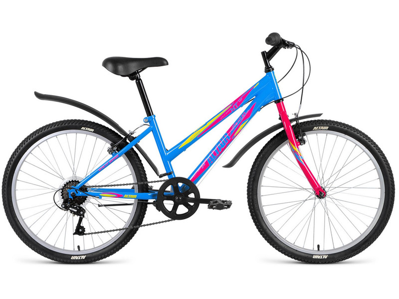 Фото Велосипед подростковый для девочек от 9 до 13 лет Altair MTB HT 24 1.0 Lady 2018