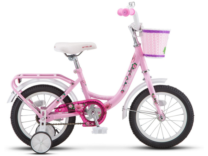 Фото Велосипед детский для мальчиков и девочек от 3 до 5 лет Stels Flyte Lady 14 Z011 2018