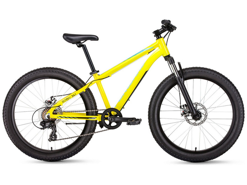 Фото Велосипед подростковый для мальчиков от 9 до 13 лет Forward Bizon Mini 24 2019