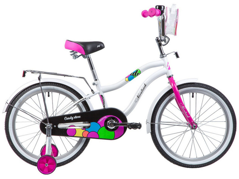 Фото Велосипед детский для мальчиков и девочек от 5 до 9 лет Novatrack Candy 20 2019