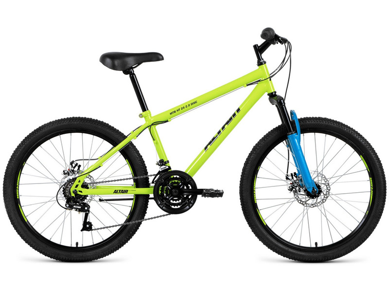 Фото Велосипед подростковый для мальчиков от 9 до 13 лет Altair MTB HT 24 2.0 Disc 2019