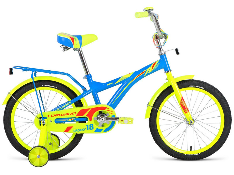 Фото Велосипед детский для мальчиков и девочек от 5 до 9 лет Forward Crocky 18 2019
