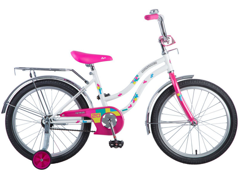 Фото Велосипед детский для мальчиков и девочек от 5 до 9 лет Novatrack Tetris 20 2020