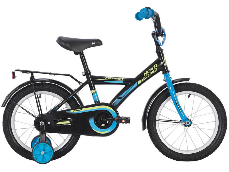 Фото Велосипед детский для мальчиков и девочек от 3 до 5 лет Novatrack Forest 16 2020
