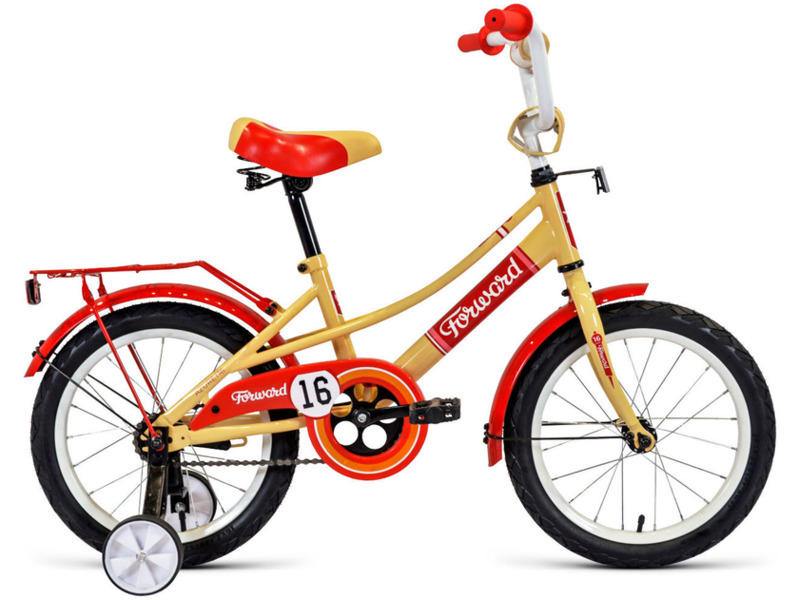 Фото Велосипед детский для мальчиков и девочек от 3 до 5 лет Forward Azure 16 2020