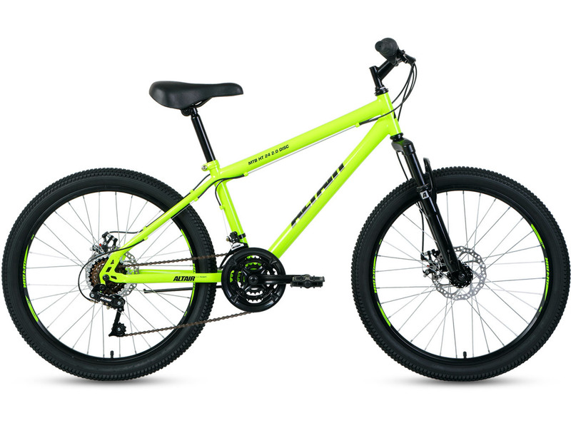 Фото Велосипед подростковый для мальчиков от 9 до 13 лет Altair MTB HT 24 2.0 Disc 2020