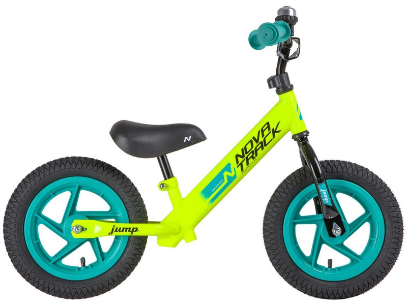 Фото Велосипед детский для мальчиков и девочек до 3 лет Novatrack Jump 12 2020