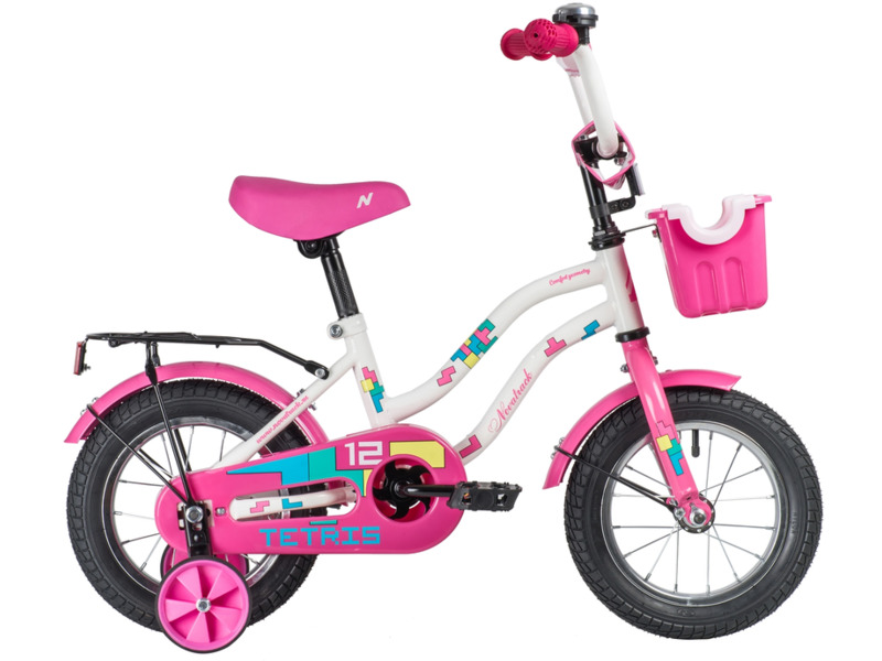 Фото Велосипед детский для мальчиков и девочек до 3 лет Novatrack Tetris 12 2020