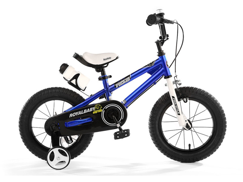 Фото Велосипед детский для мальчиков и девочек от 3 до 5 лет Royal Baby Freestyle Steel 14 2020