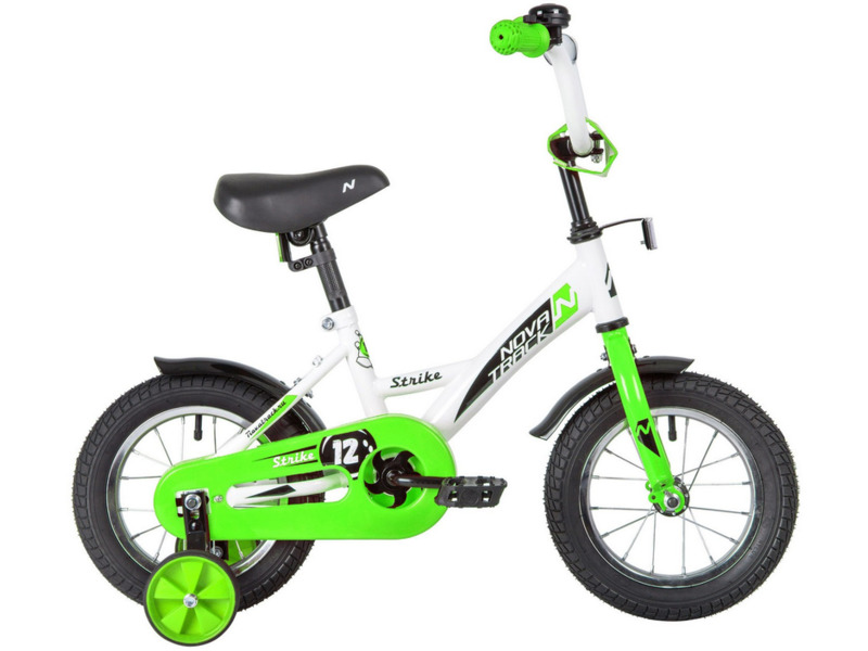 Фото Велосипед детский для мальчиков и девочек до 3 лет Novatrack Strike 12 2020