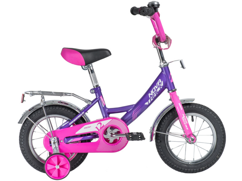 Фото Велосипед детский для мальчиков и девочек до 3 лет Novatrack Vector 12 2020