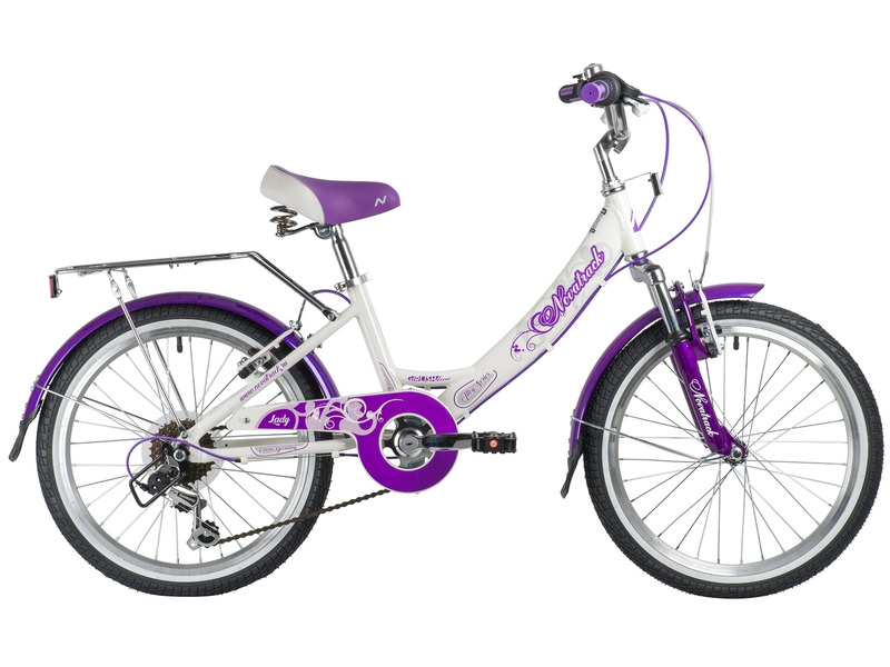 Фото Велосипед детский для девочек от 5 до 9 лет Novatrack Girlish Line 20 6sp 2019