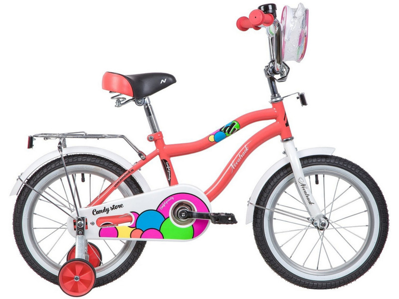 Фото Велосипед детский для девочек от 3 до 5 лет Novatrack Candy 16 2019