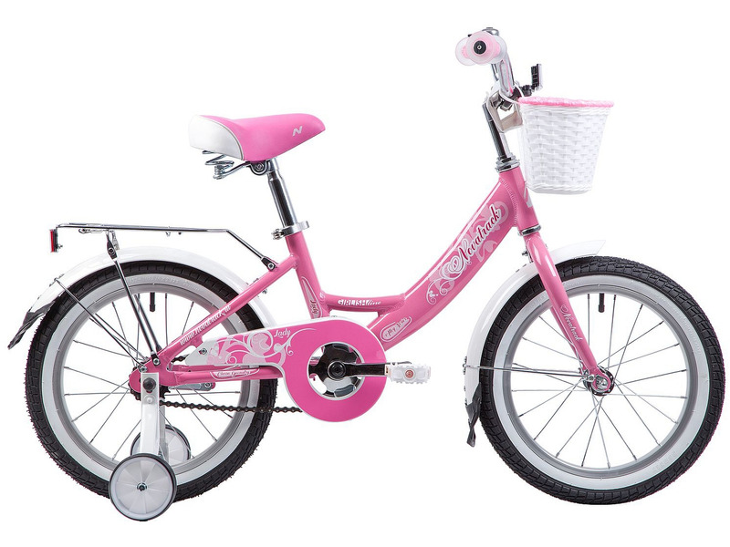 Фото Велосипед детский для девочек от 3 до 5 лет Novatrack Girlish Line 16 2019
