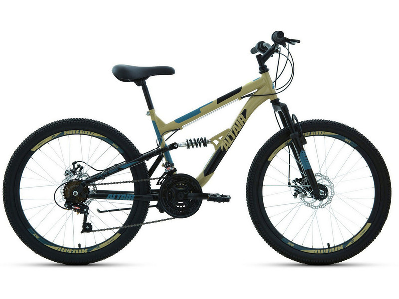 Фото Велосипед подростковый для мальчиков от 9 до 13 лет Altair MTB FS 24 Disc 2020