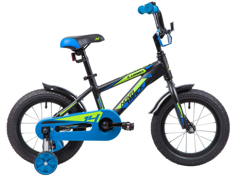 Фото Велосипед детский для мальчиков от 3 до 5 лет Novatrack Lumen 14 2019