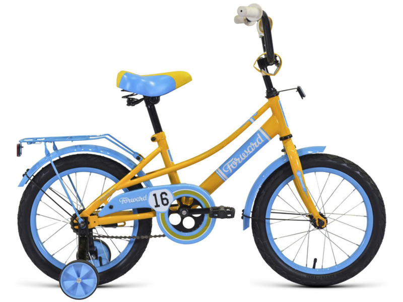 Фото Велосипед детский для мальчиков и девочек от 3 до 5 лет Forward Azure 16 2021