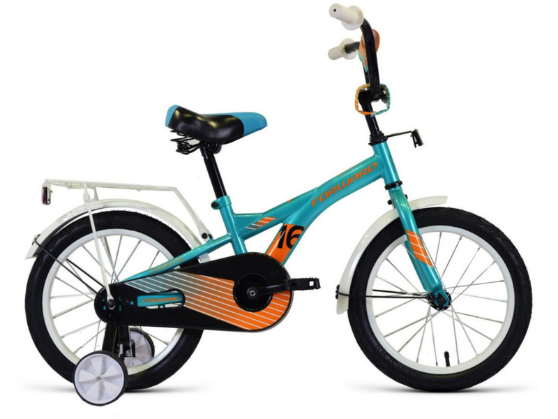 Фото Велосипед детский для мальчиков и девочек от 3 до 5 лет Forward Crocky 16 2021
