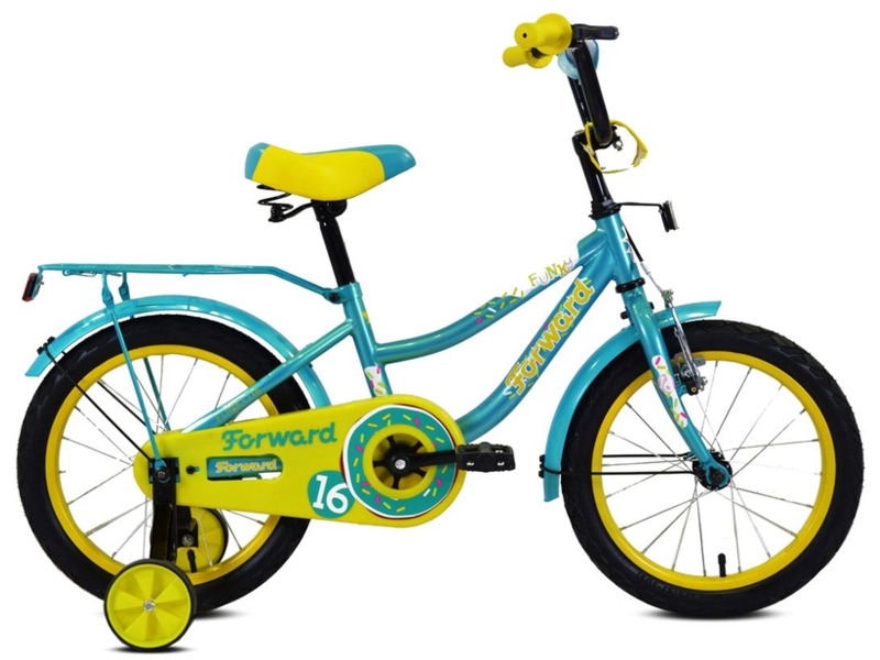 Фото Велосипед детский для мальчиков и девочек от 3 до 5 лет Forward Funky 16 2021