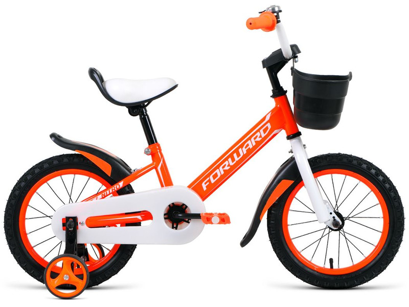 Фото Велосипед детский для мальчиков и девочек от 3 до 5 лет Forward Nitro 14 2021