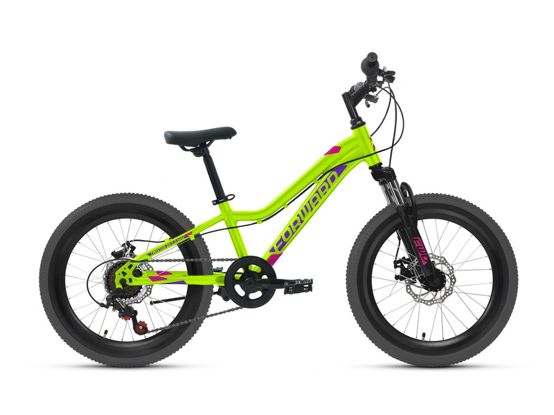 Фото Велосипед детский для мальчиков и девочек от 5 до 9 лет Forward Twister 20 2.0 Disc 2021