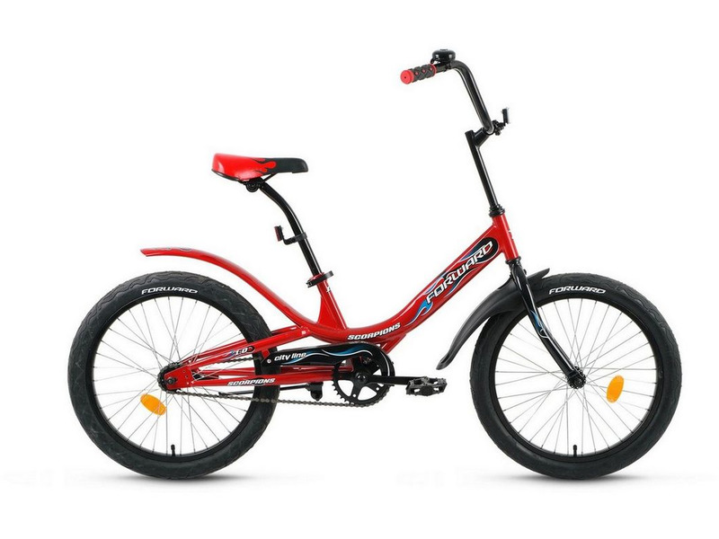 Фото Велосипед детский для мальчиков и девочек от 5 до 9 лет Forward Scorpions 20 1.0 2021