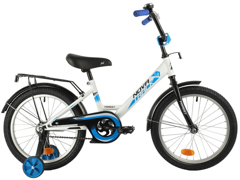 Фото Велосипед детский для мальчиков от 5 до 9 лет Novatrack Forest 18 2021