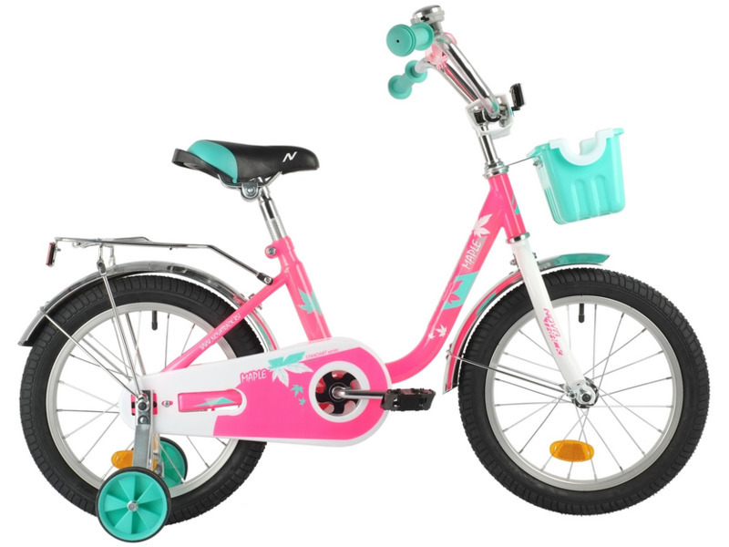 Фото Велосипед детский для мальчиков и девочек от 3 до 5 лет Novatrack Maple 16 2021