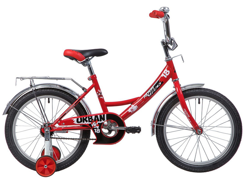 Фото Велосипед детский для мальчиков и девочек от 5 до 9 лет Novatrack Urban 18 2019