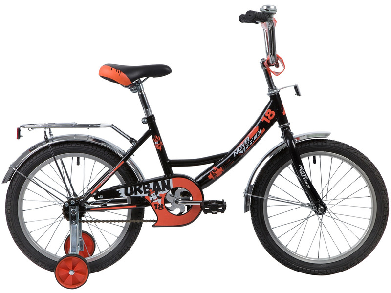 Фото Велосипед детский для мальчиков и девочек от 5 до 9 лет Novatrack Urban 18 2020