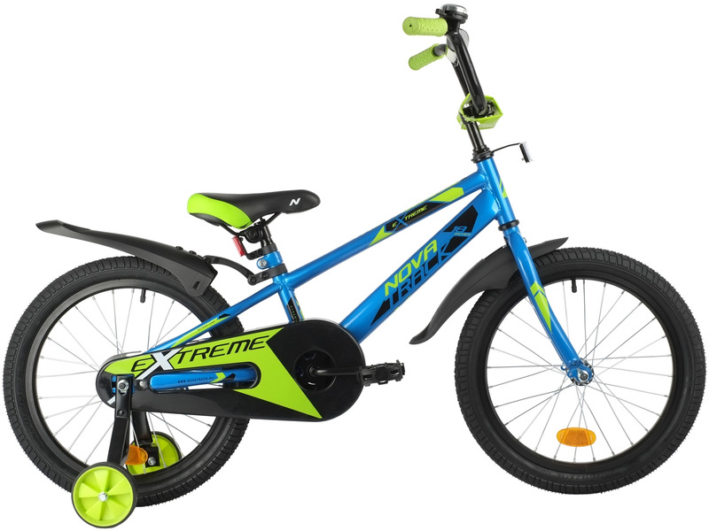 Фото Велосипед детский для мальчиков и девочек от 5 до 9 лет Novatrack Extreme 18 2021