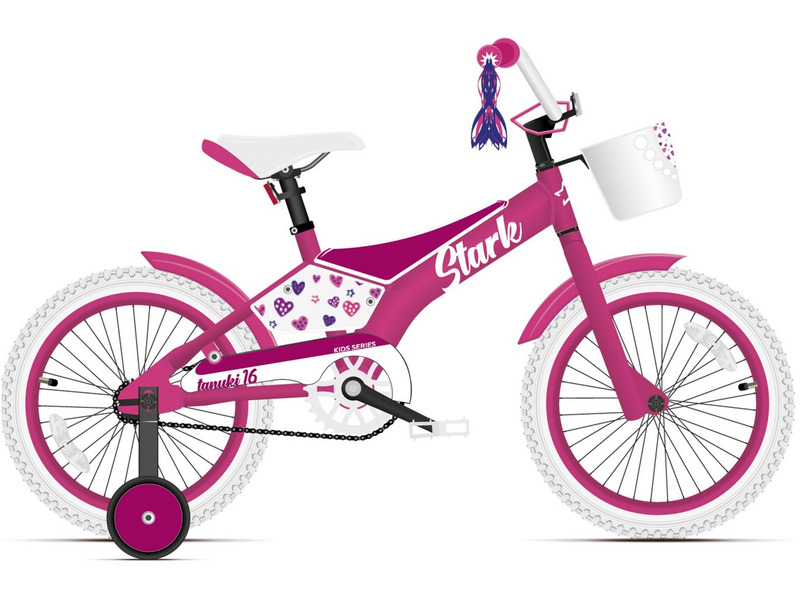 Фото Велосипед детский для девочек от 3 до 5 лет Stark Tanuki 16 Girl 2021